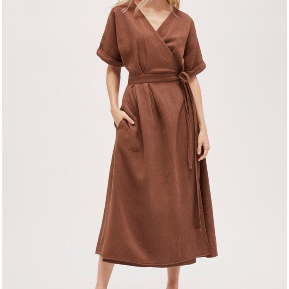 LACAUSA Meadow Wrap Dress